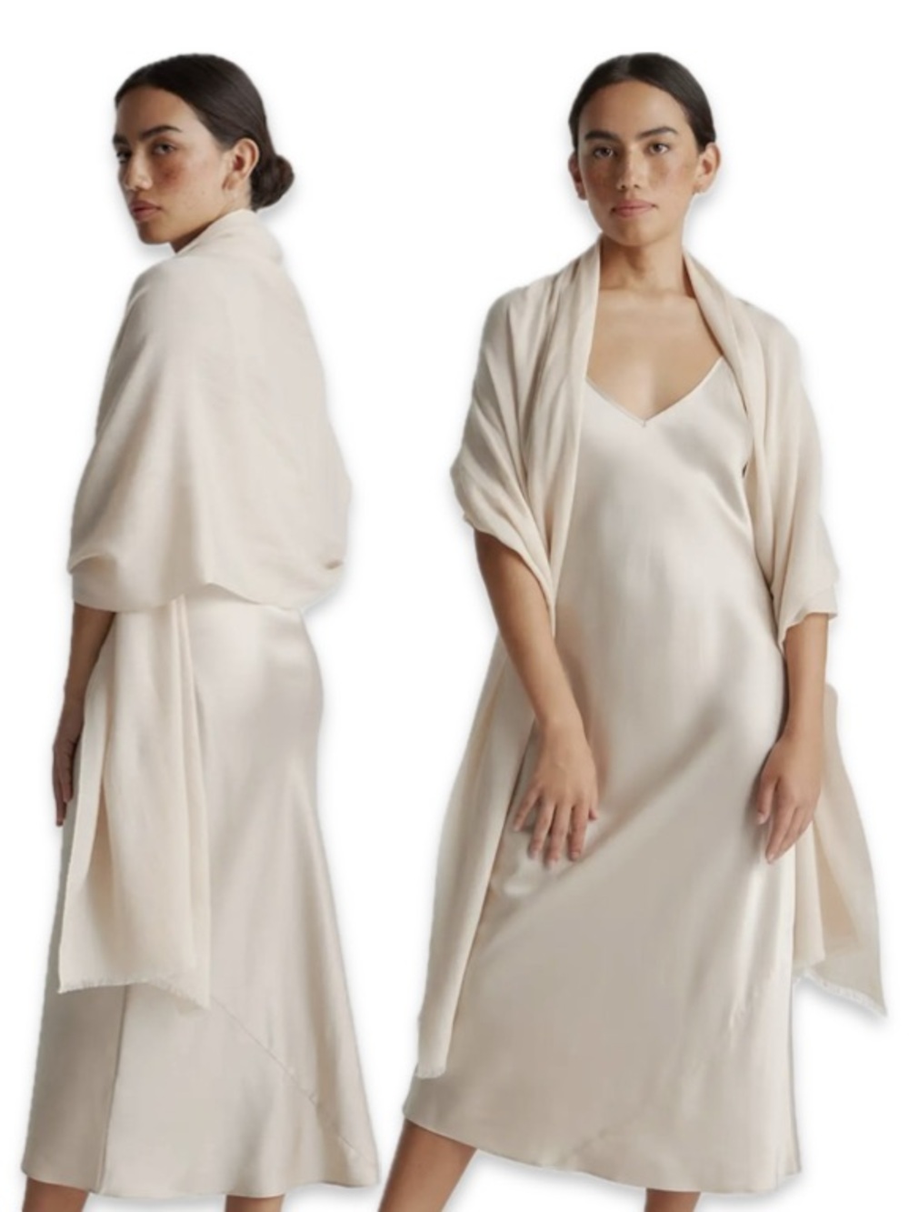 White Frilled Shawl Sheer Lightweight Scarf Women's Shawl Beachwear NEW